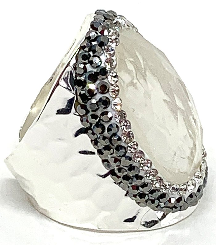 BAGUE CRISTAL DE ROCHE