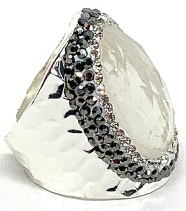 BAGUE CRISTAL DE ROCHE