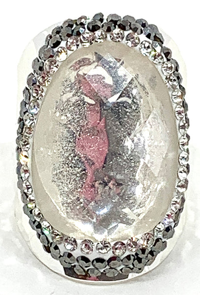 BAGUE CRISTAL DE ROCHE