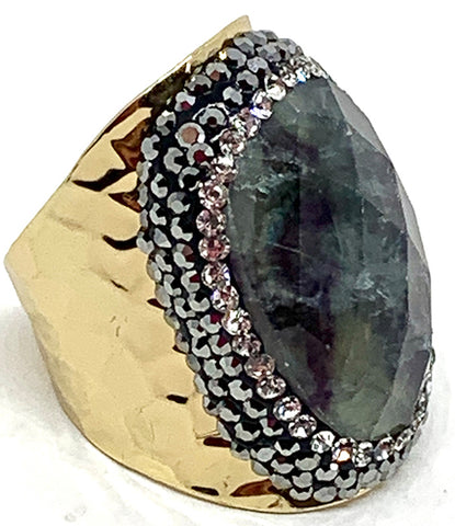BAGUE LABRADORITE
