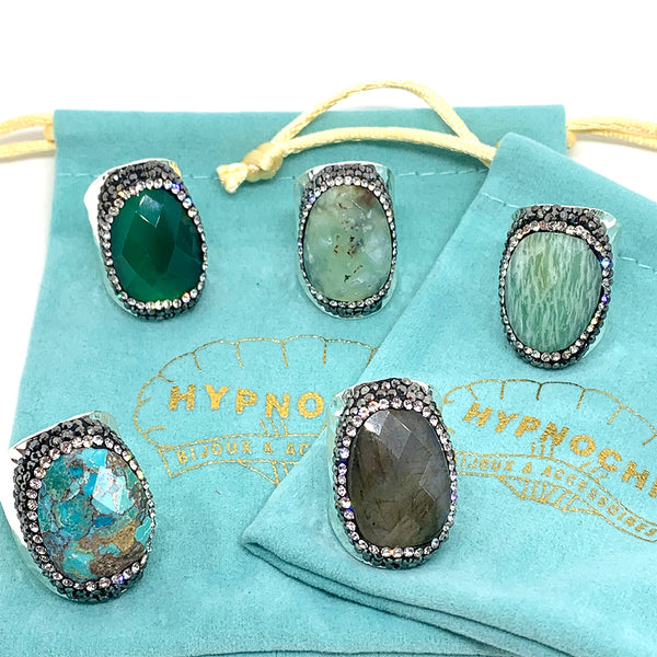 BAGUE LABRADORITE