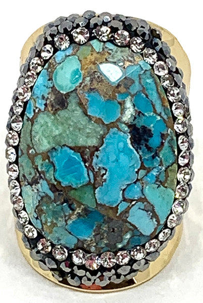 BAGUE TURQUOISE