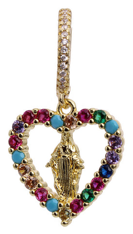 BOUCLES D'OREILLE VIERGE