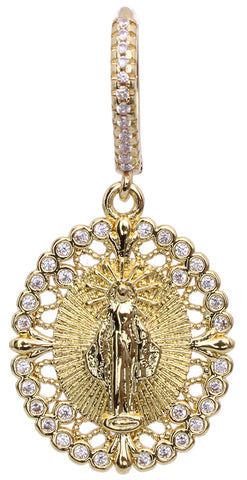 BOUCLES D'OREILLE VIERGE