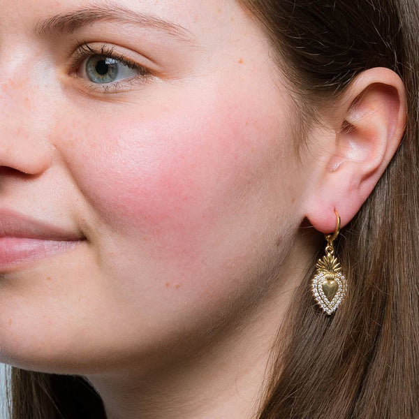 BOUCLES D'OREILLES EX VOTO OR
