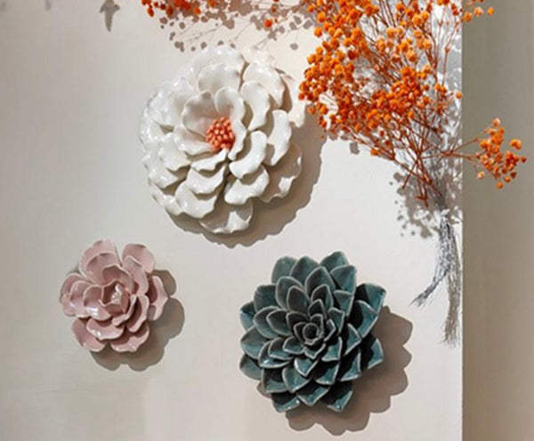 DECO MURALE FLEUR ROSE EMDE