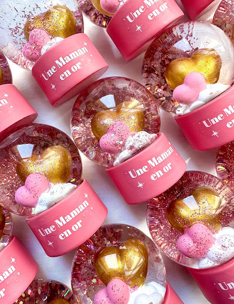 MINI BOULE A NEIGE UNE MAMAN EN OR RITUEL DE LUNE