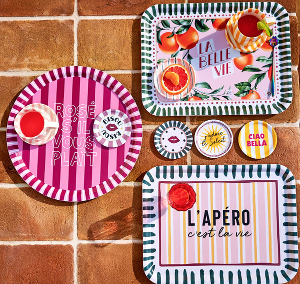 VIDE POCHE EN BOIS RED LIPS PODEVACHE