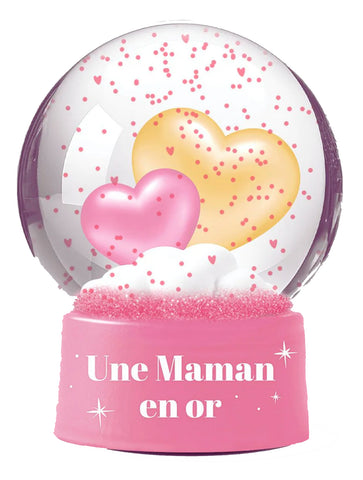 MINI BOULE A NEIGE UNE MAMAN EN OR RITUEL DE LUNE