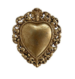 COEUR EX VOTO DENTELLE GOLD EMDE