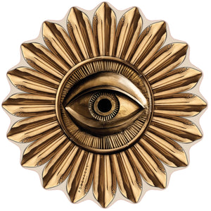 SET DE TABLE OEIL GOLD  PODEVACHE
