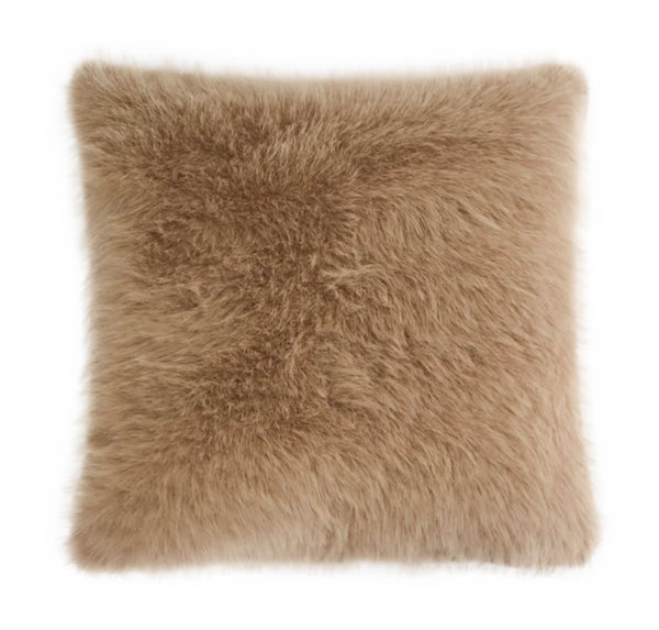 COUSSIN FAUSSE FOURRURE BEIGE PODEVACHE