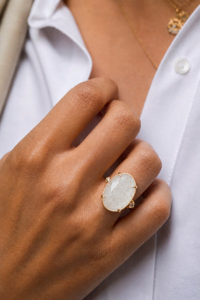 BAGUE MILA CHRISTAL DE ROCHE