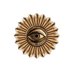 LOT DE 6 DESSOUS DE VERRE OEIL GOLD  PODEVACHE
