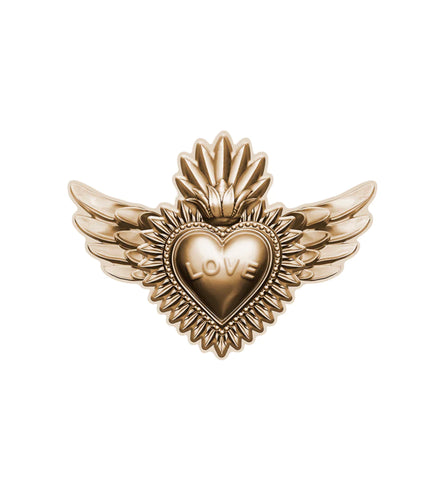 LOT DE 6 DESSOUS DE VERRE COEUR AILES  PODEVACHE