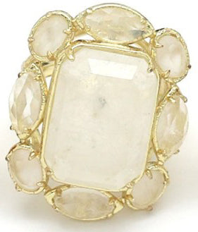 BAGUE AURORE CRISTAL DE ROCHE