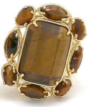 BAGUE AURORE OEIL DE TIGRE