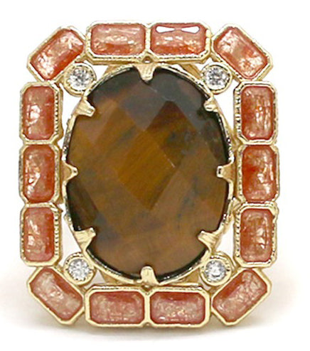 BAGUE ALIZEE OEIL DE TIGRE