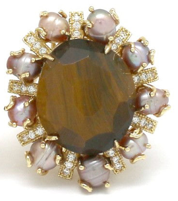 BAGUE NAÏA OEIL DE TIGRE