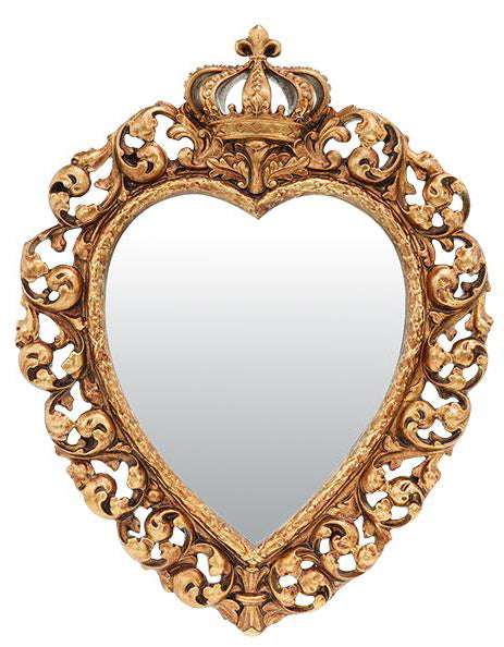 GRAND MIROIR EX VOTO COURONNE EMDE