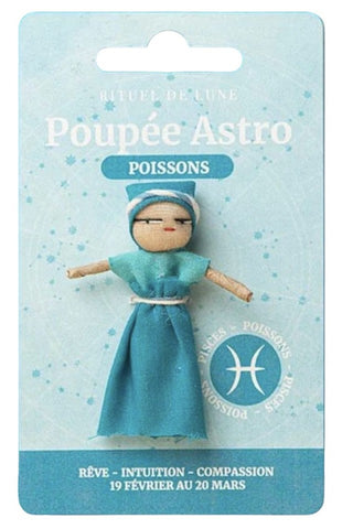 POUPEE ASTRO POISSONS RITUEL DE LUNE