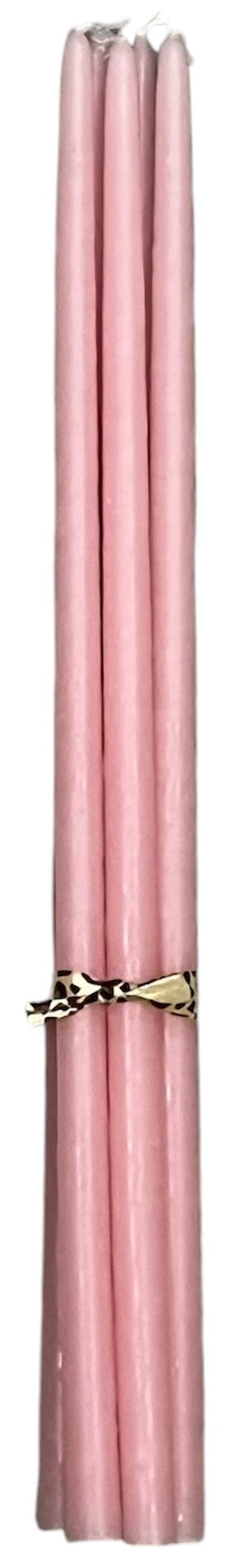 LOT DE 5 BOUGIES FLEURISTES ROSE LA CIERGERIE DES PREMONTRES