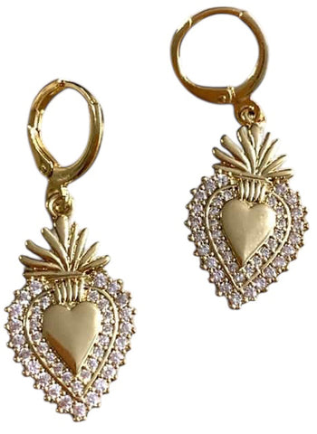 BOUCLES D'OREILLES EX VOTO OR