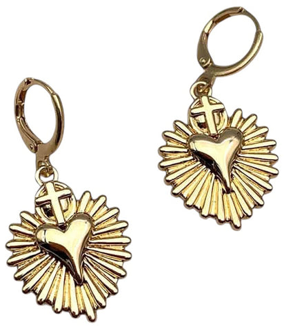 BOUCLES D'OREILLES EX VOTO OR