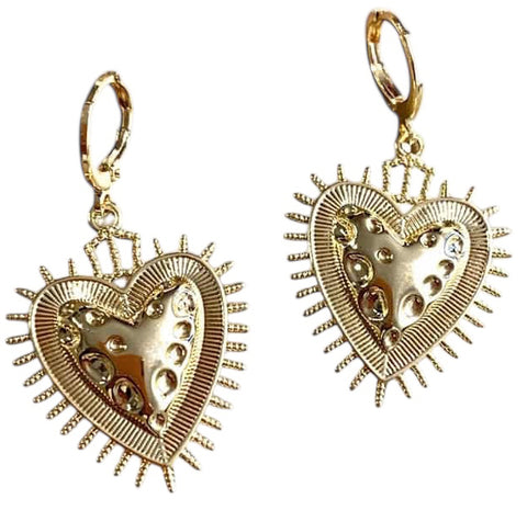 BOUCLES D'OREILLES EX VOTO OR