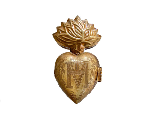 PETITE BOITE COEUR GOLD ANTIQUE THE QUEEN OF CROWNS