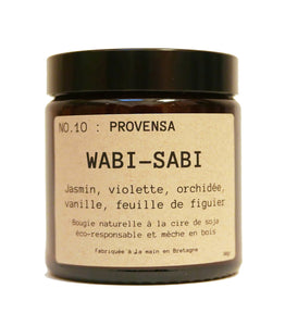 BOUGIE VEGETALE 90 GR N°10 PROVENSA WABI SABI